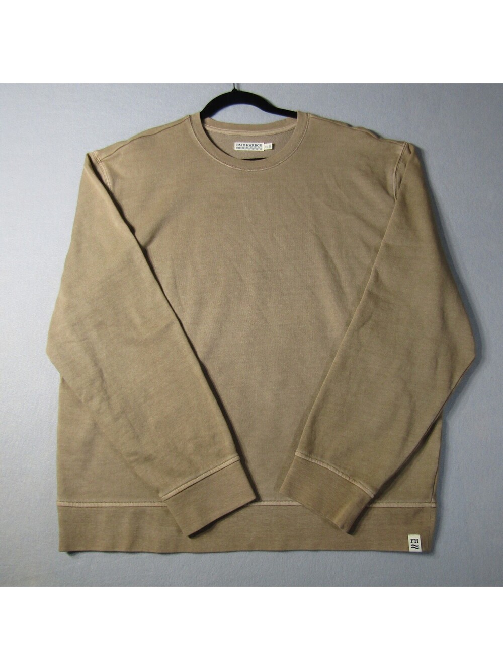 NWT Fair Harbor Saltaire Crewneck Sweatshirt Men's XL Oak